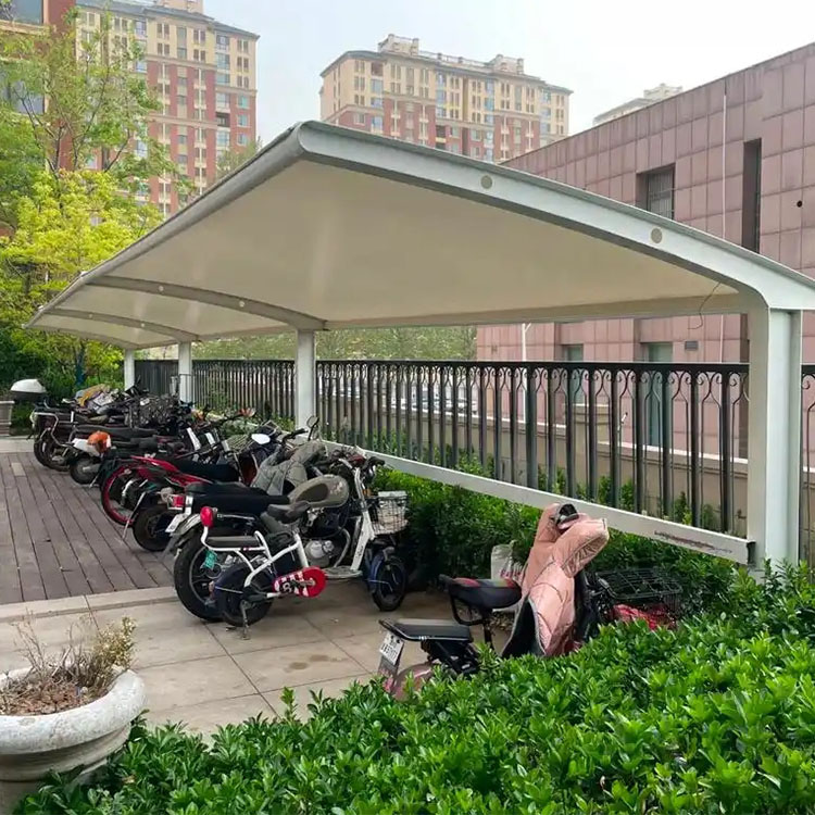 漳州膜结构电动车棚